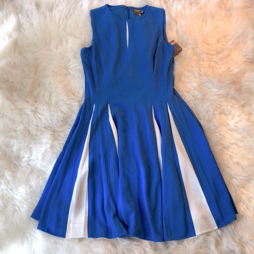 Taylor Pleated Flare Dress